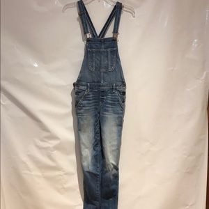 Abercrombie & Fitch Blue Jean Overalls
